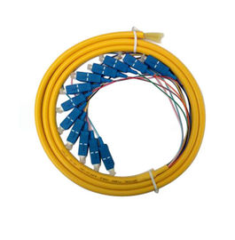 Empacote as tranças da fibra óptica com conector de FC/SC/LC, comprimento é personalizado