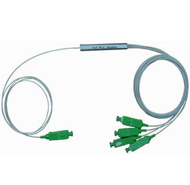 tubo de aço do divisor da fibra ótica do PLC de 1*4 1*16 1*32 que packaing com conector de SC/APC