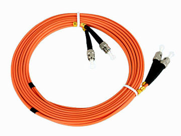 1, 2, 3 meter or customized PC, UPC, APC Multimode duplex ST-ST Fiber Optic Patch Cord