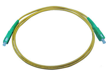 Length Can be customized PVC,LSZH,OFNP Fiber Optic Patch Cord Simplex SM 3.0mm Inter changeability