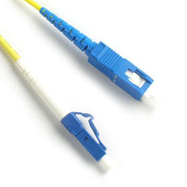 1M, 3M, 5M, Customized Fiber Optic Patch Cord LC-SC Simplex Single Mode(PC/UPC/APC)