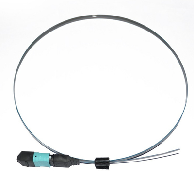 1 Meter Fiber Optic Ribbon 8 Core MPO OM3 OM4 Pigtail