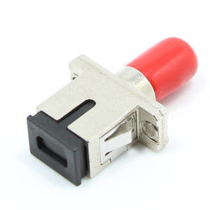 Female Hybrid SC ST SGS Fiber Optic Receptacle