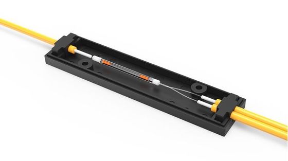 1260nm 2.0mm SC UPC 1x2 PLC Fiber Optic Splitter