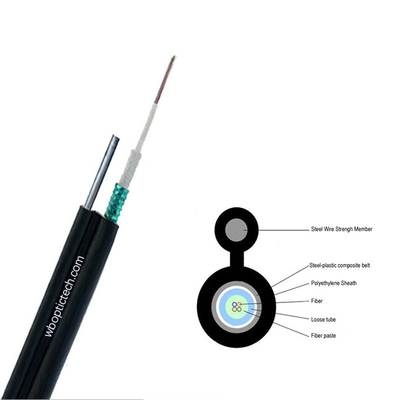 OS1 OS2 Self Supporting GYXTC8S Optical Fiber Cables