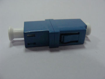 Cream color Low Insertion Loss MU Fiber Optic Adapter for Computer Networks