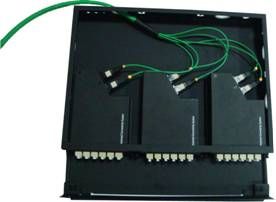 Sliding Tray Design MPO/MTP Fiber Optic MPO Cassette-1U for Data Center and SAN System