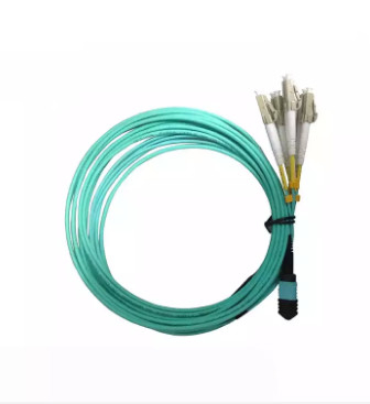 8 12 24 cabos 2.0mm de fibra ótica MPO da fuga da ligação em ponte do núcleo MTP ao cabo do remendo da fibra ótica do LC