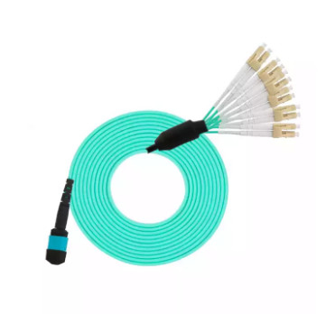 MPO UPC ao núcleo do cabo de remendo 12 da fibra ótica do LC APC MPO