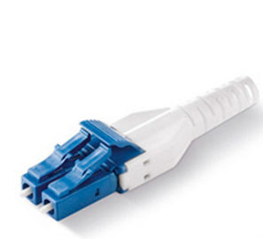 Conector de cabo de fibra ótica Singlemode da fibra de Uniboot do duplex dos conectores LC/UPC