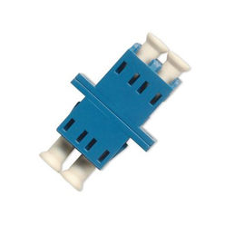 Material azul do certificater da cor ROHS do duplex do adaptador da fibra ótica de LC/UPC