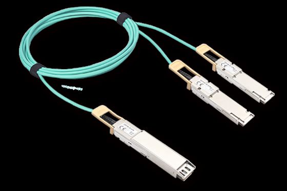 Qualidade OSFP 800G para QSFP112 2 x 400G AOC para funções de diagnóstico digital Fábrica