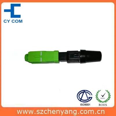 Qualidade Conector Rápido de Fibra Óptica (SC/APC, Pré-Polido, Ranhura Metálica) Fábrica