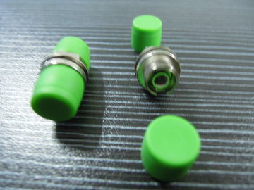 FC APC SM Simplex Fiber Optic Adapter Green Single D Plastic Type