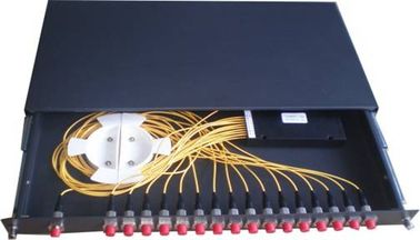 FC, SC, ST, cremalheira do optinal do LC montou o módulo do divisor da caixa de distribuição da fibra para a rede de FTTH